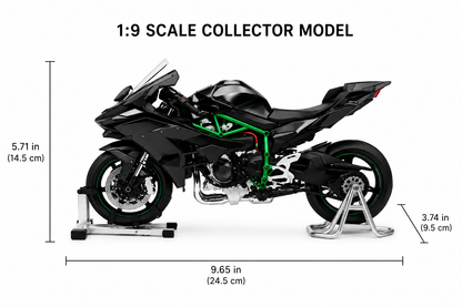 H2R Motorcycle with Real Smoke, Sound & LED Lights